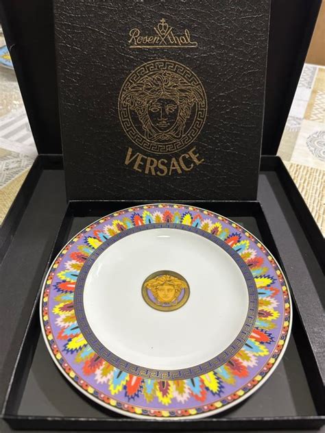 versace piatti piani|lenzuola versace.